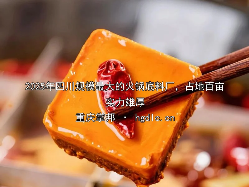 2025年四川规模最大的火锅底料厂，占地百亩实力雄厚