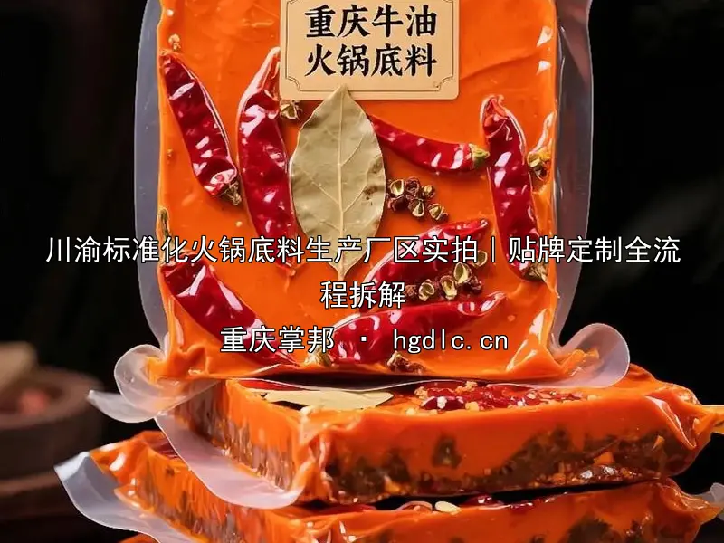 川渝标准化火锅底料生产厂区实拍｜贴牌定制全流程拆解