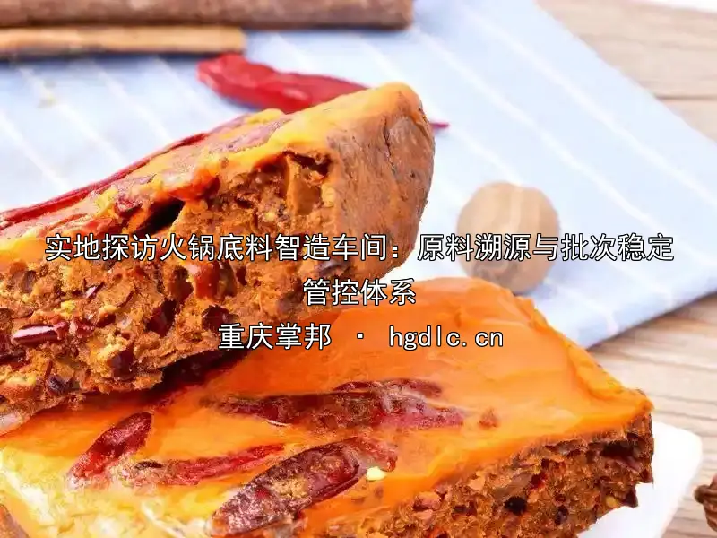 实地探访火锅底料智造车间：原料溯源与批次稳定管控体系