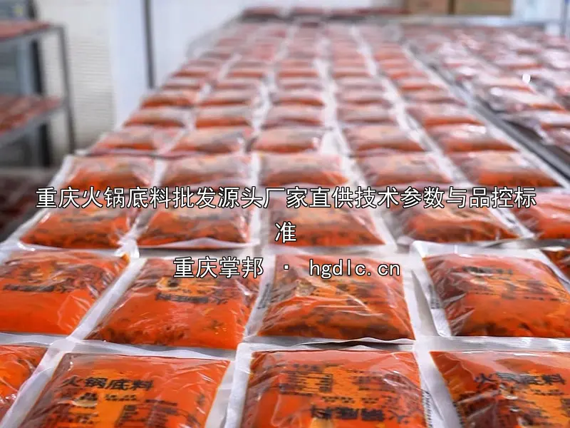 重庆火锅底料批发源头厂家直供技术参数与品控标准