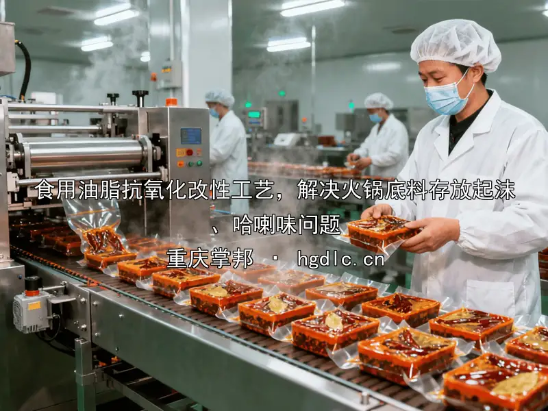 食用油脂抗氧化改性工艺，解决火锅底料存放起沫、哈喇味问题