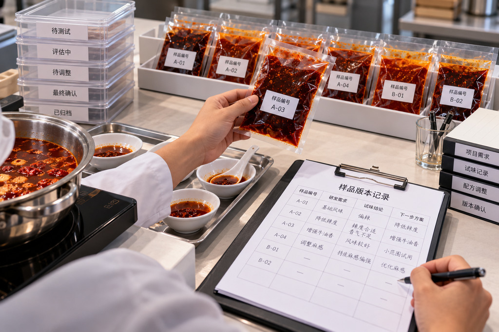 火锅底料样品版本怎么管理：多轮打样中编号、状态与确认样的控制方法222.png