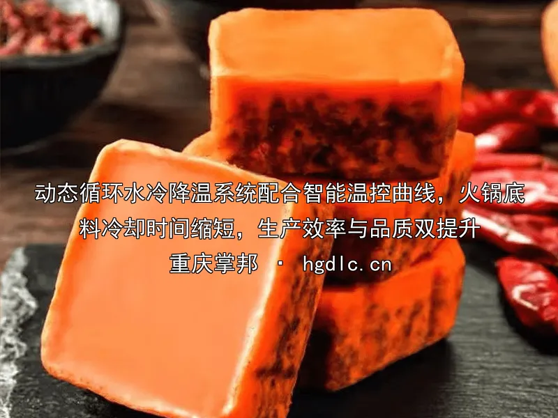 动态循环水冷降温系统配合智能温控曲线，火锅底料冷却时间缩短，生产效率与品质双提升