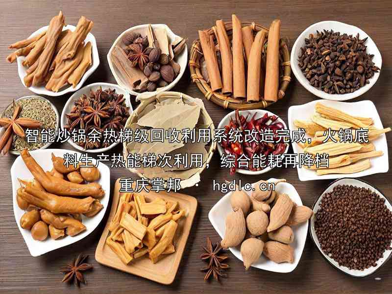 智能炒锅余热梯级回收利用系统改造完成，火锅底料生产热能梯次利用，综合能耗再降档